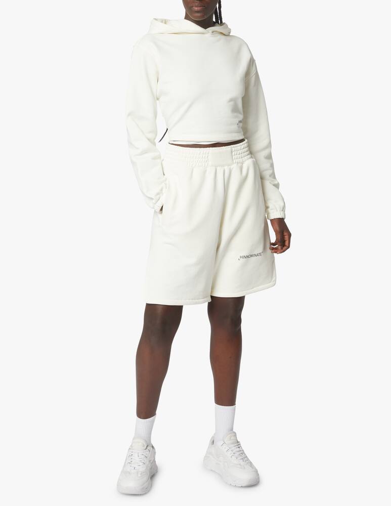 rinascente HINNOMINATE Cotton shorts with print - white