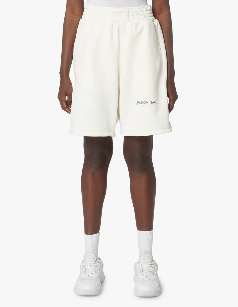 rinascente HINNOMINATE Cotton shorts with print - white