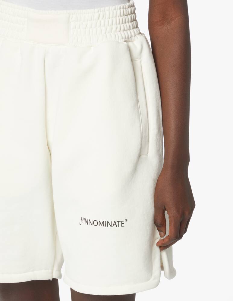 rinascente HINNOMINATE Cotton shorts with print - white