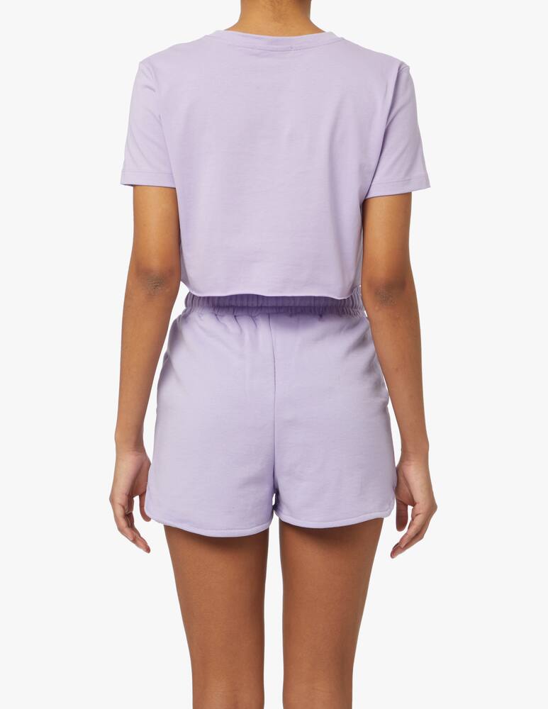 rinascente HINNOMINATE T-shirt in cotone con stampa - lilla