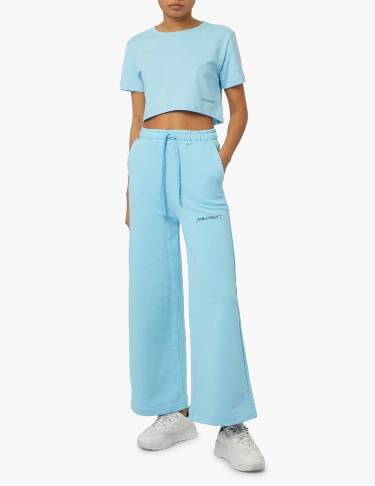 rinascente HINNOMINATE Cotton t-shirt with print - light blue