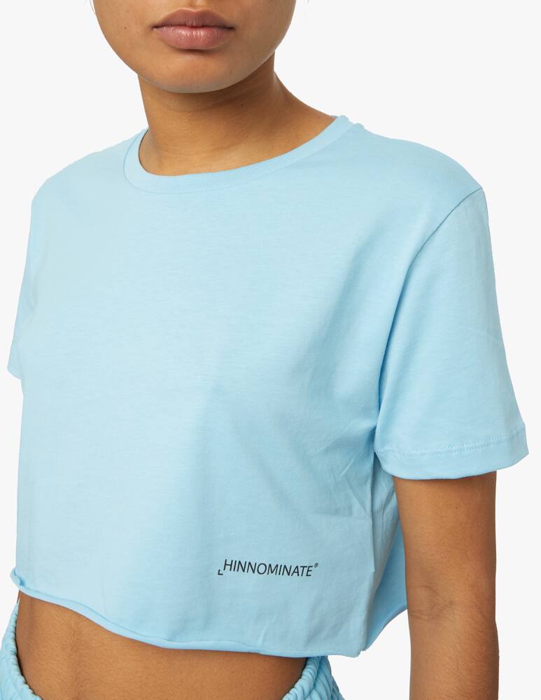 rinascente HINNOMINATE Cotton t-shirt with print - light blue