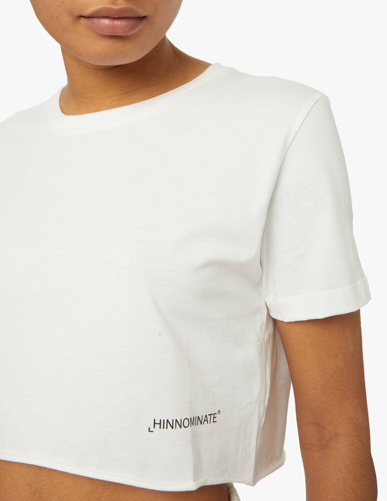 rinascente HINNOMINATE T-shirt in cotone con stampa - bianco