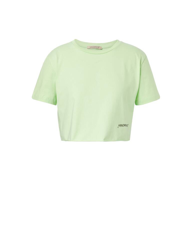 rinascente HINNOMINATE T-shirt in cotone con stampa - verde