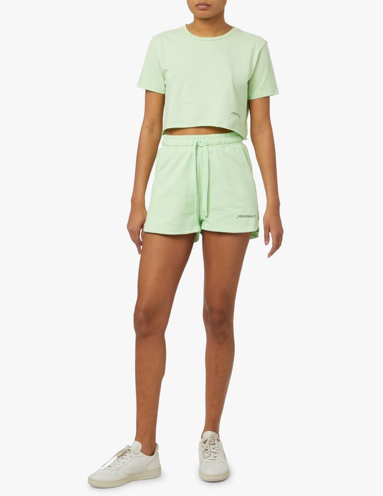 rinascente HINNOMINATE T-shirt in cotone con stampa - verde