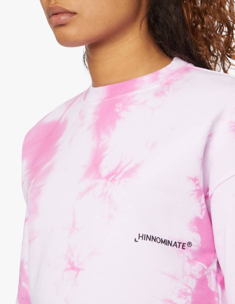 rinascente HINNOMINATE Felpa in cotone con stampa - rosa