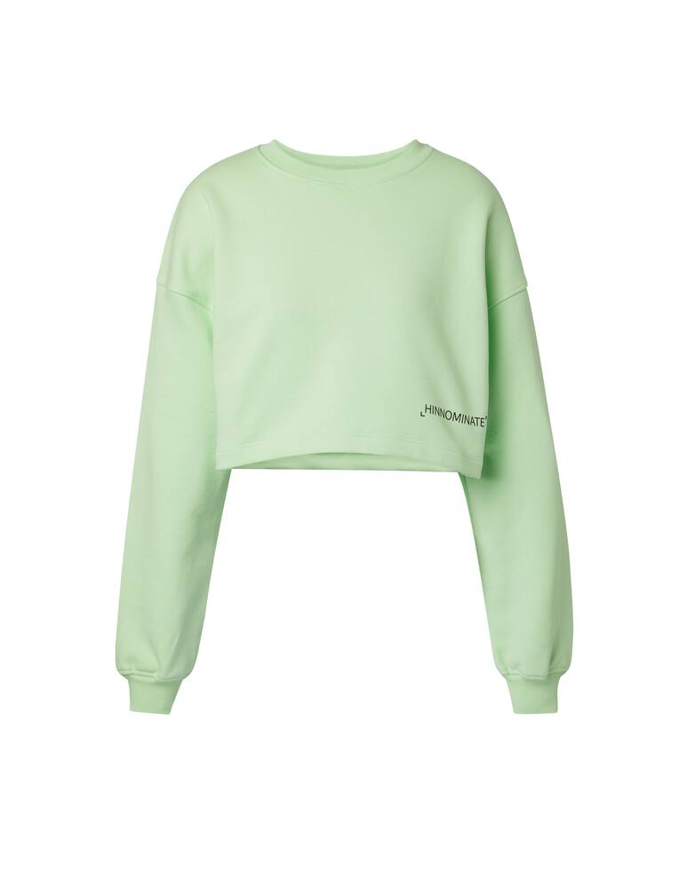 rinascente HINNOMINATE Felpa in cotone con stampa - verde