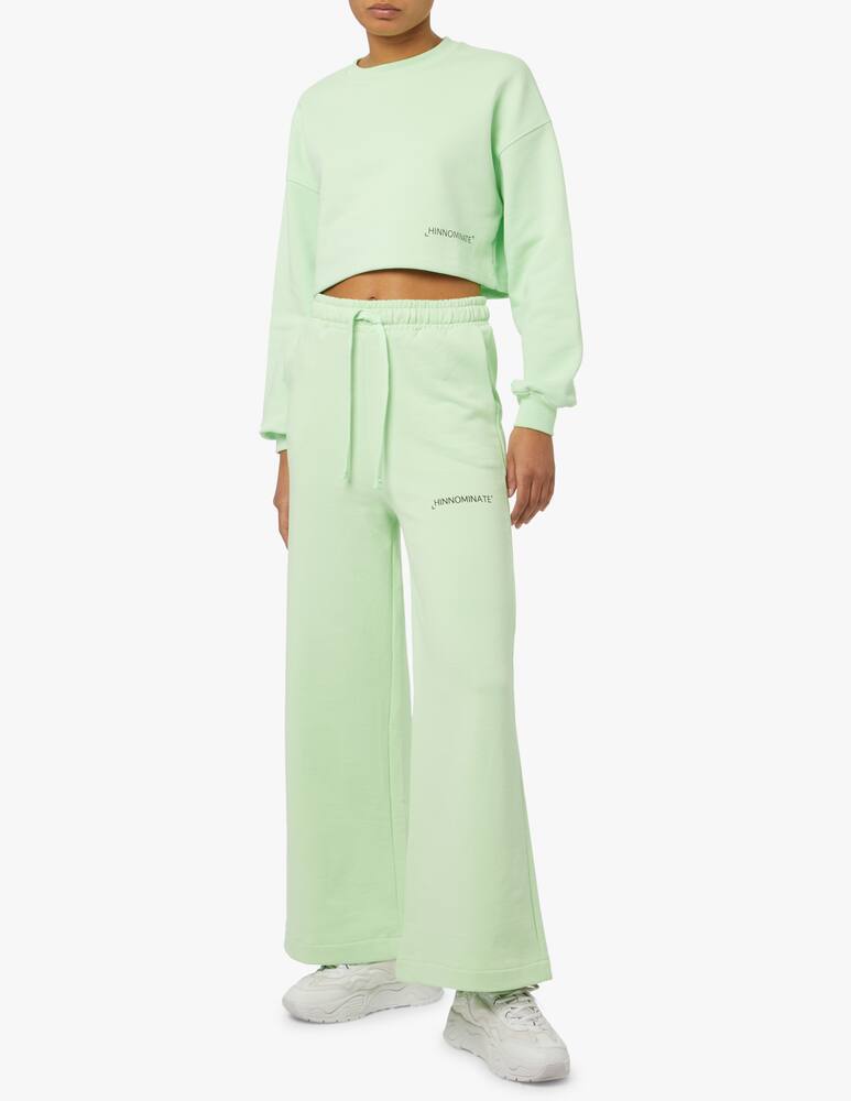 rinascente HINNOMINATE Felpa in cotone con stampa - verde