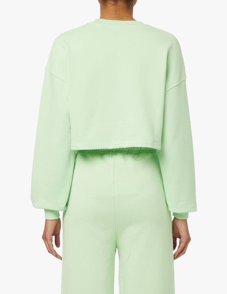 rinascente HINNOMINATE Felpa in cotone con stampa - verde