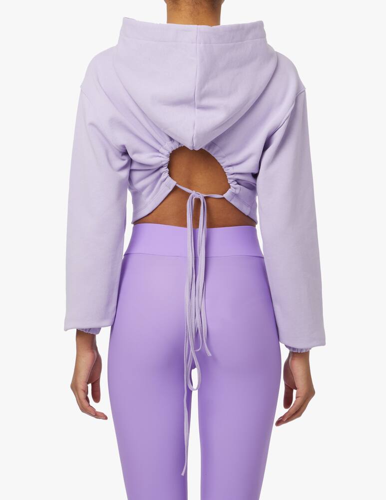 rinascente HINNOMINATE Felpa in cotone con stampa - lilla