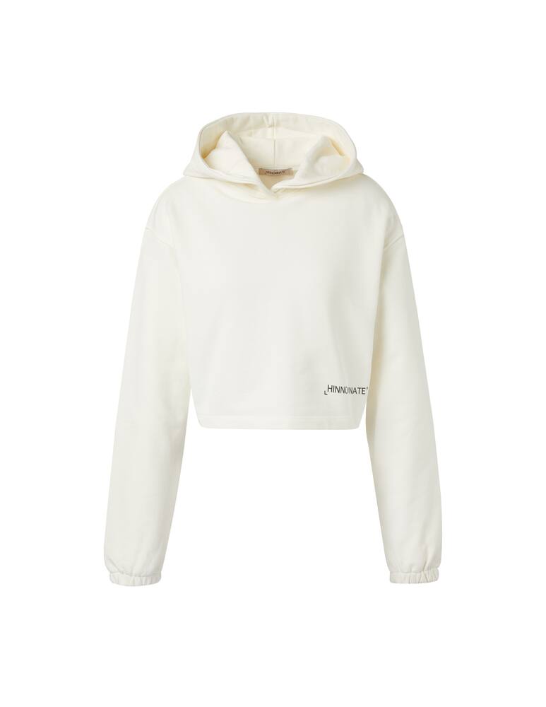 rinascente HINNOMINATE Cotton hoodie with print - white