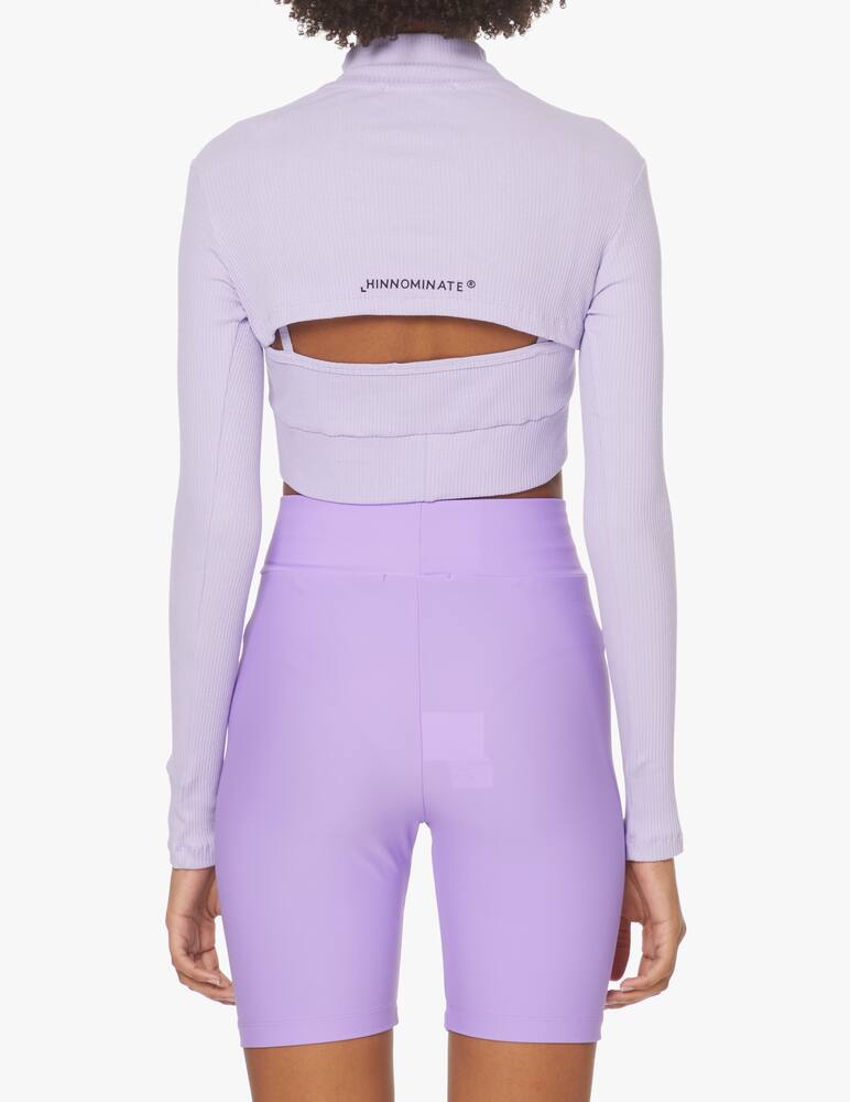 rinascente HINNOMINATE Cotton long sleeved top - lilac