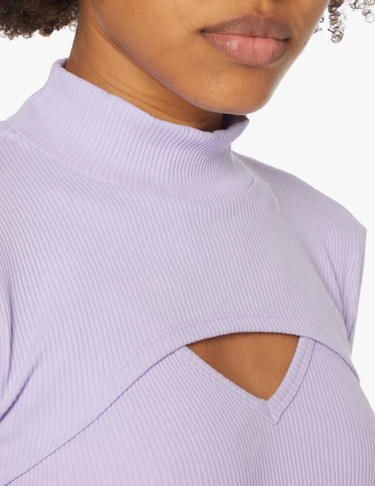 rinascente HINNOMINATE Cotton long sleeved top - lilac
