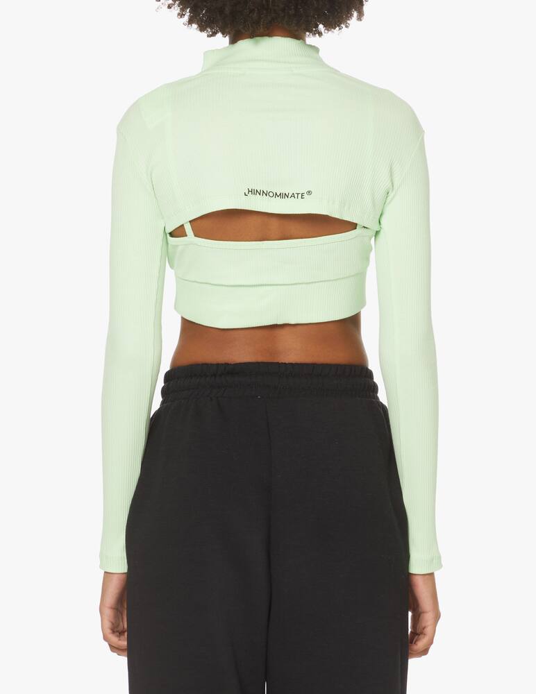 rinascente HINNOMINATE Cotton long sleeved top - green