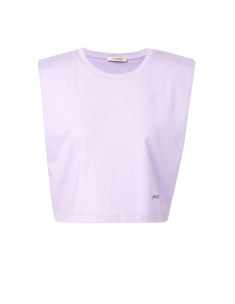 rinascente HINNOMINATE Top in cotone con stampa - lilla