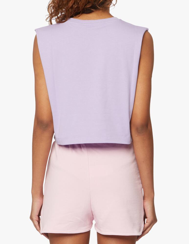 rinascente HINNOMINATE Top in cotone con stampa - lilla