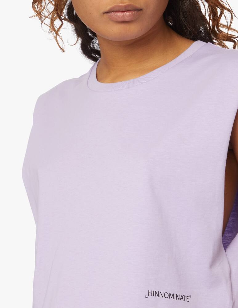 rinascente HINNOMINATE Top in cotone con stampa - lilla