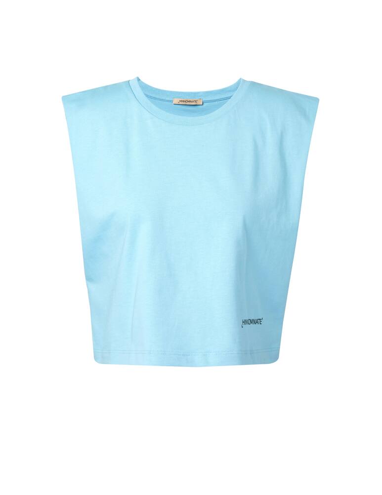 rinascente HINNOMINATE Cotton top with print - light blue