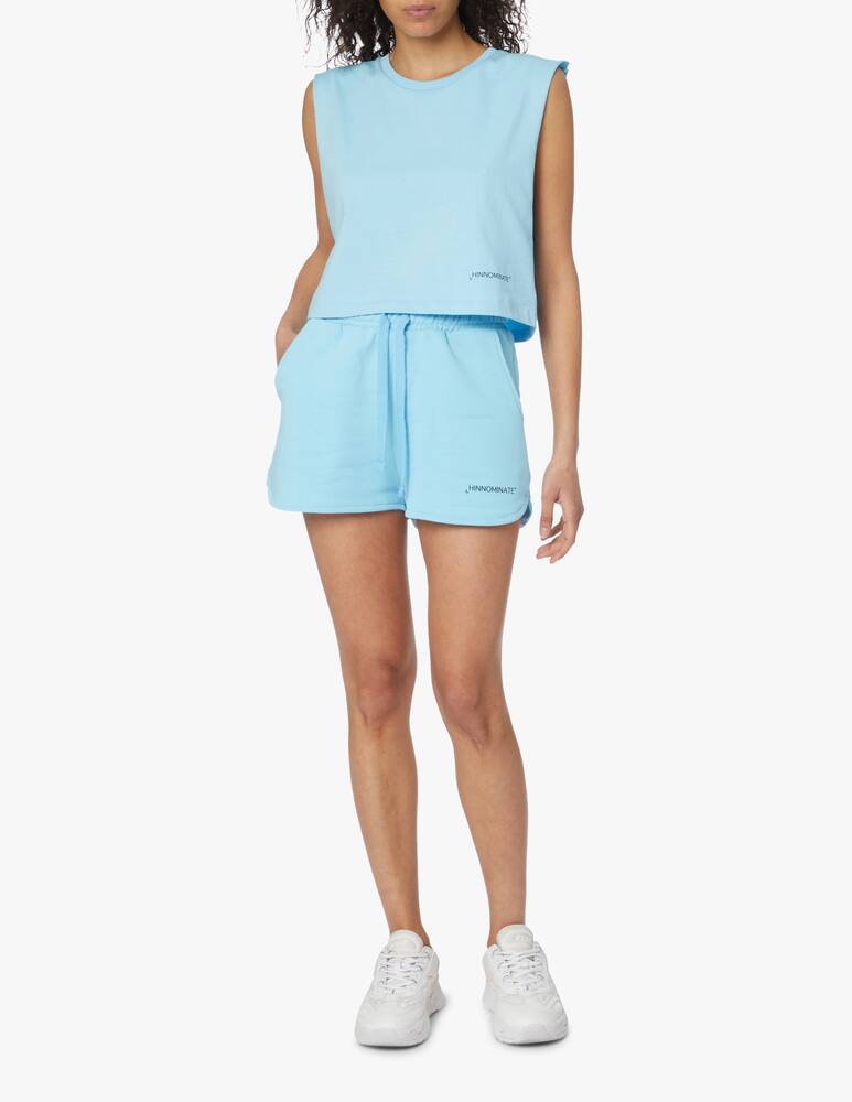 rinascente HINNOMINATE Cotton top with print - light blue
