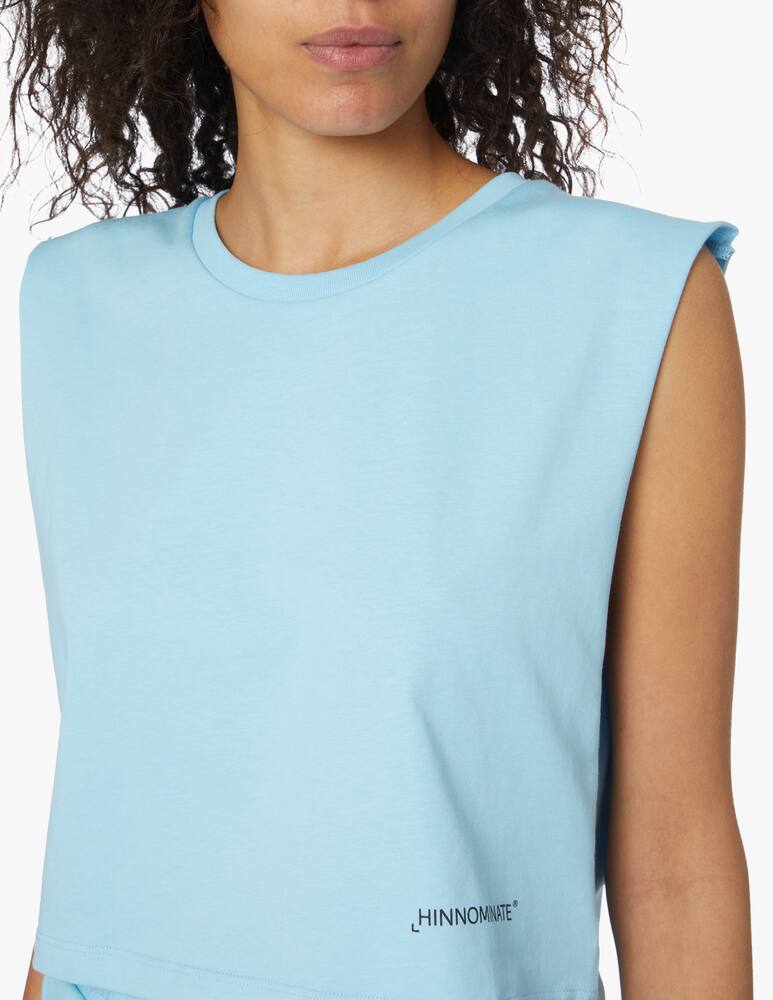 rinascente HINNOMINATE Cotton top with print - light blue