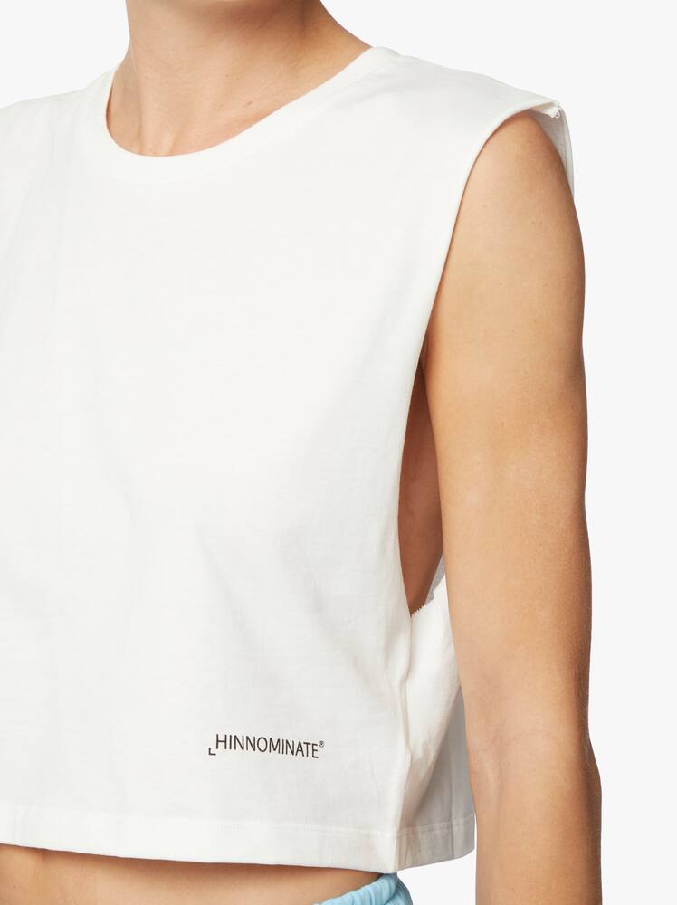 rinascente HINNOMINATE Cotton top with print - white