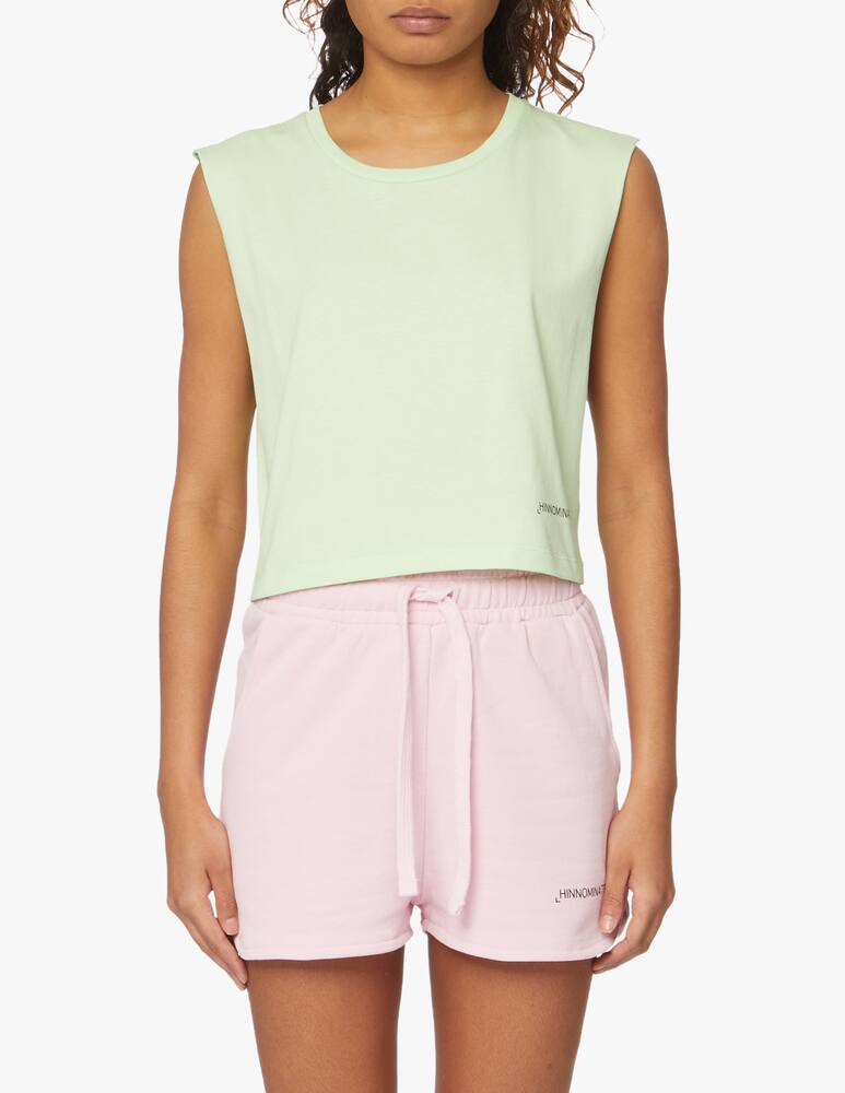 rinascente HINNOMINATE Cotton top with print - green