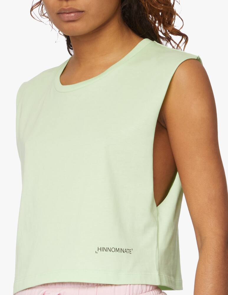 rinascente HINNOMINATE Cotton top with print - green
