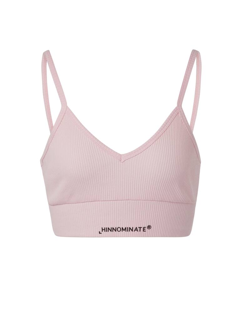 HINNOMINATE Top in cotone con stampa - rosa - immagine 5