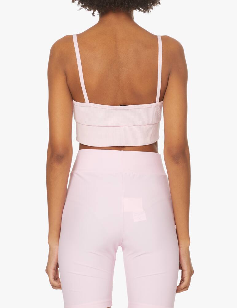 HINNOMINATE Top in cotone con stampa - rosa - immagine 3