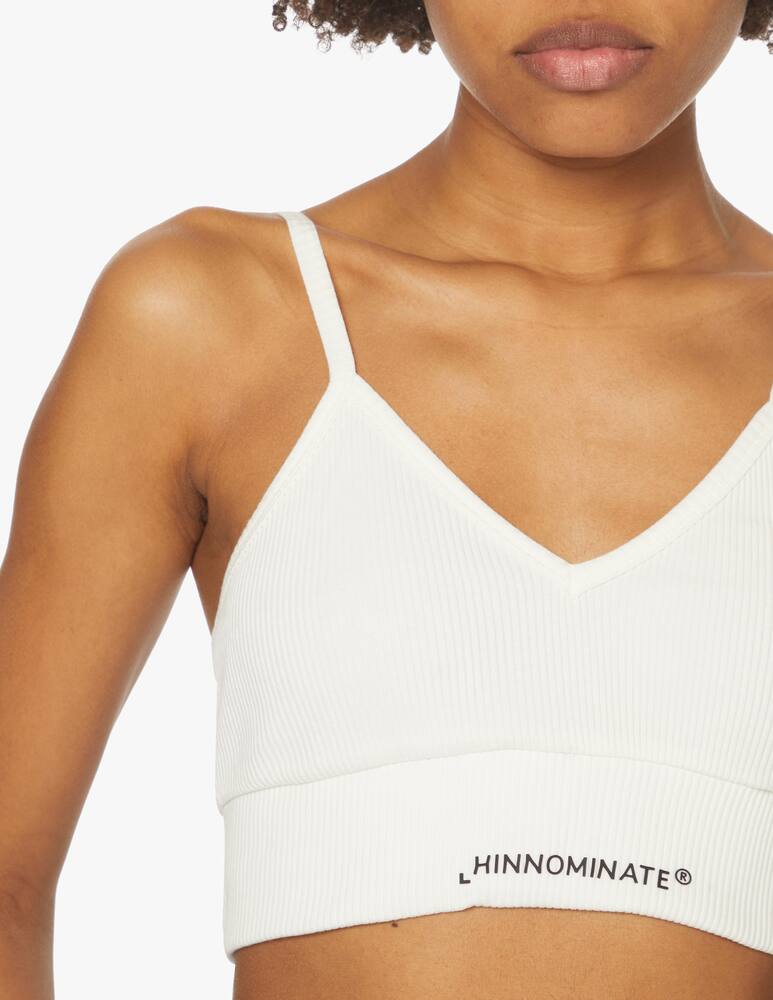 rinascente HINNOMINATE Top in cotone con stampa - bianco