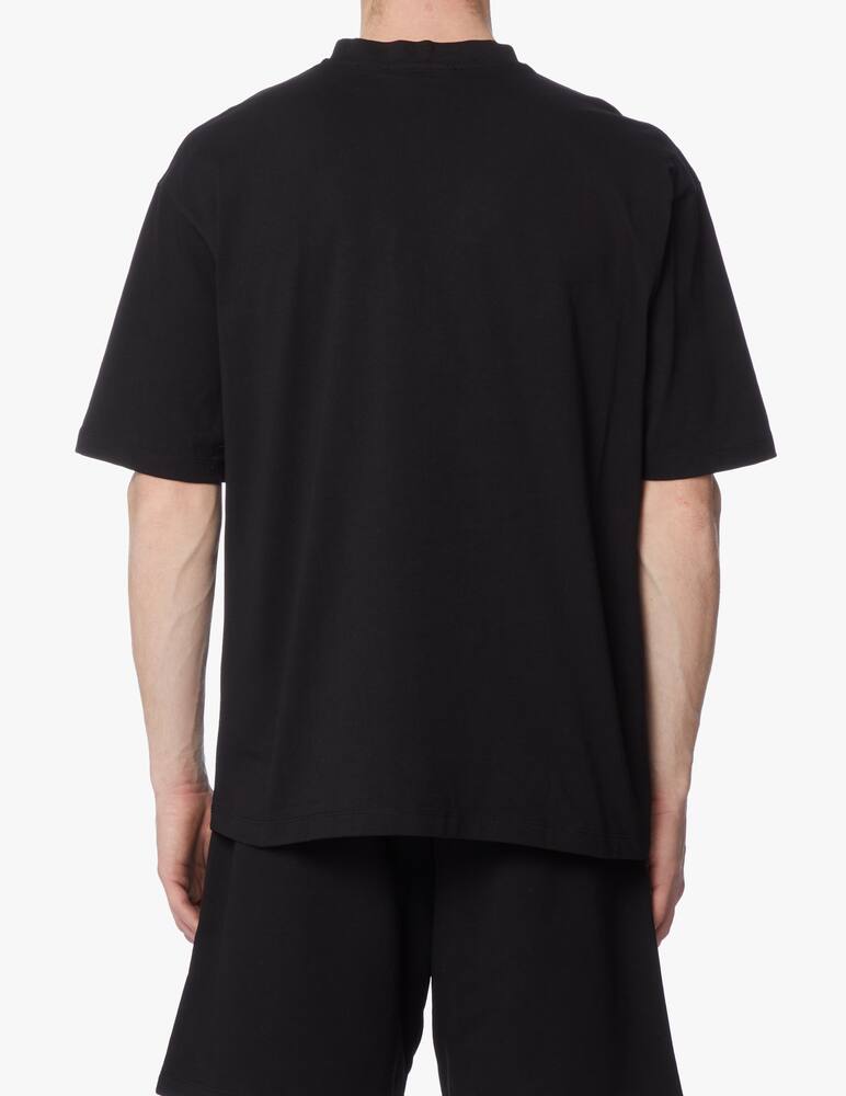 rinascente Pharmacy Industry Jersey print embroidery t-shirt - black