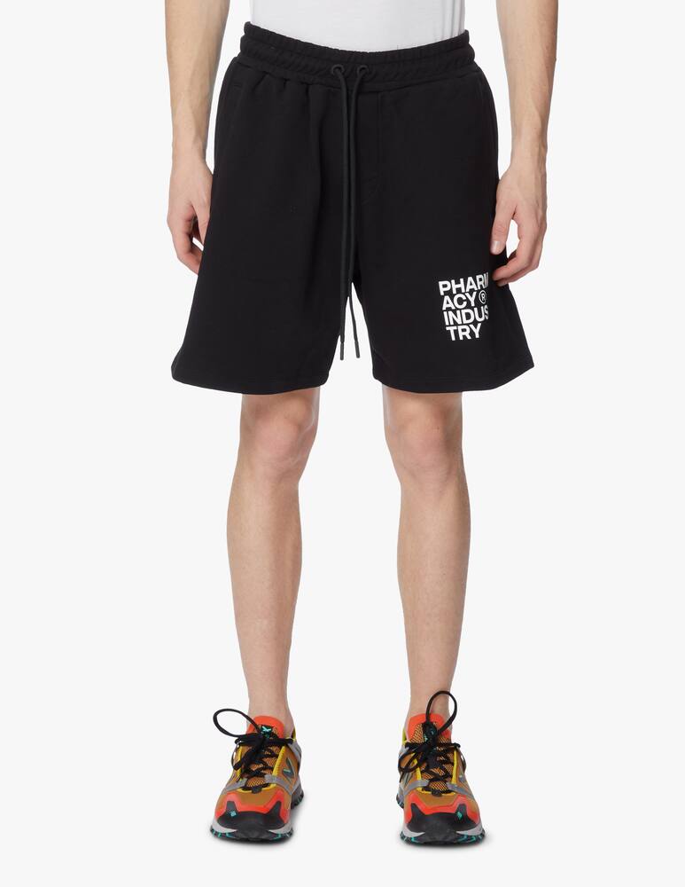 rinascente Pharmacy Industry Printed sweatshorts - black