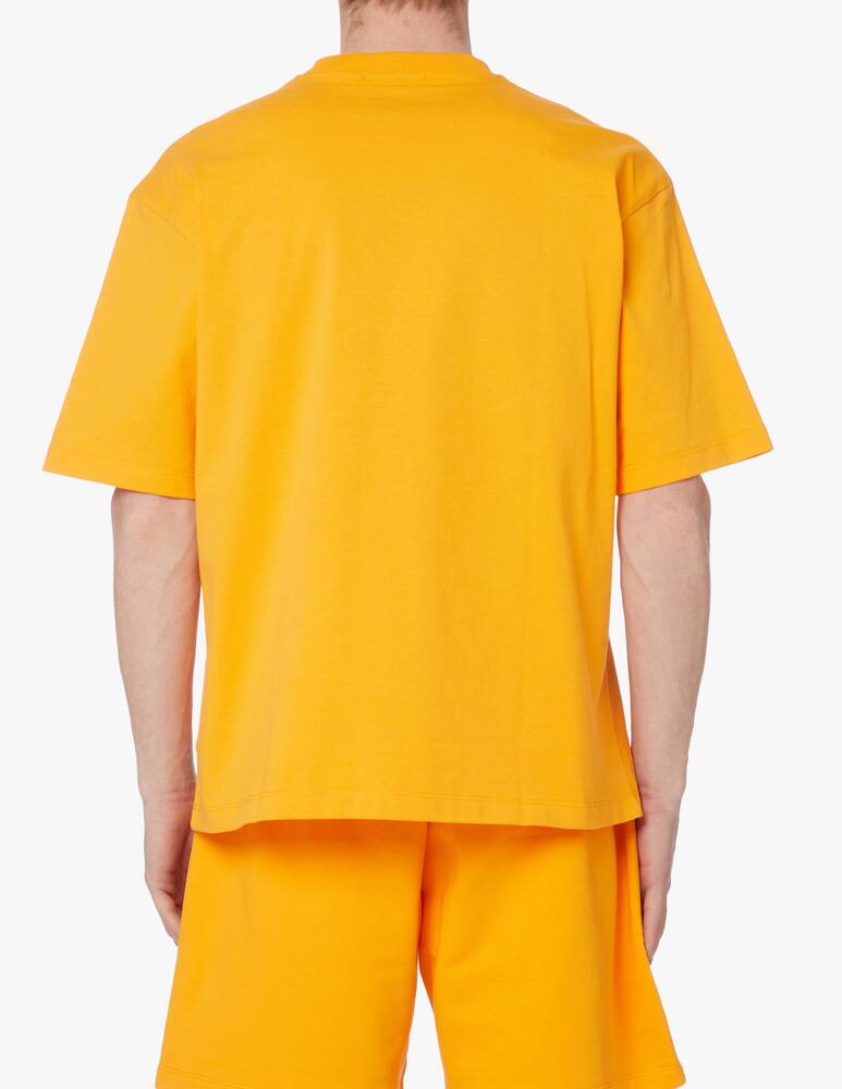 rinascente Pharmacy Industry Maglietta in jersey con stampa e ricamo - giallo