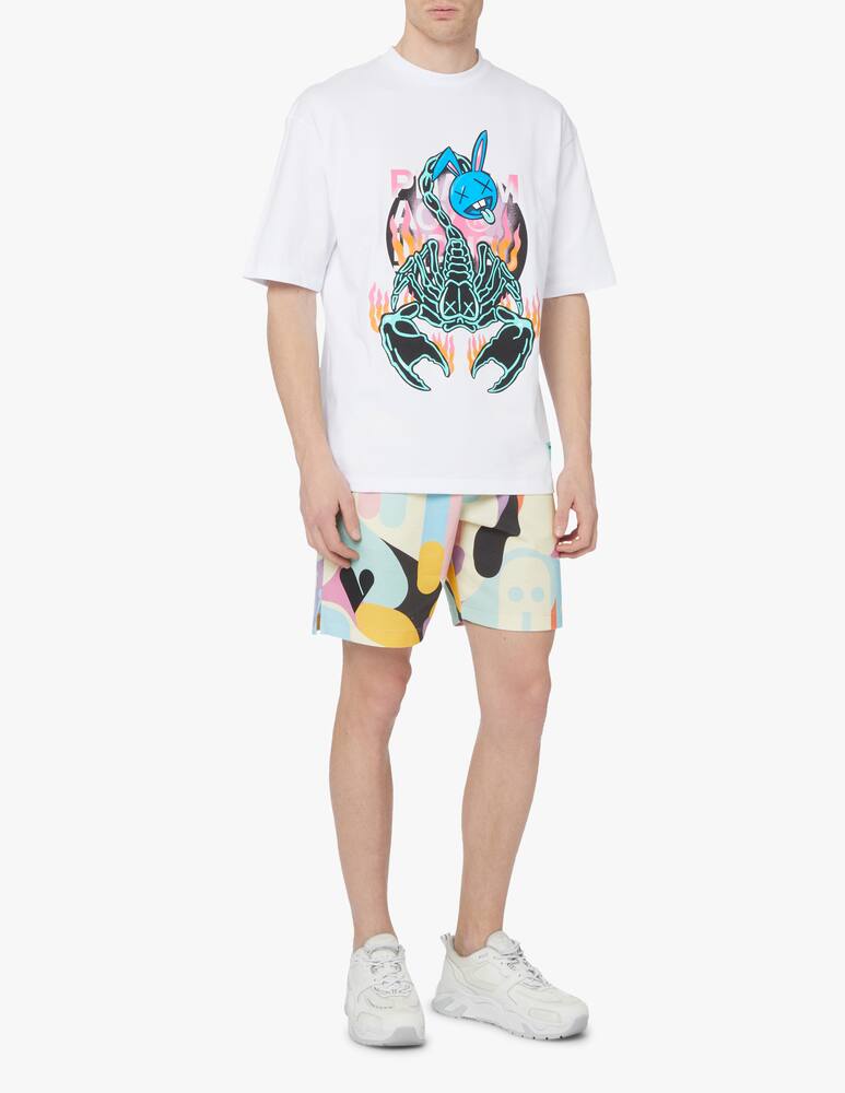 rinascente Pharmacy Industry Jersey print & embroidery front back t-shirt - white