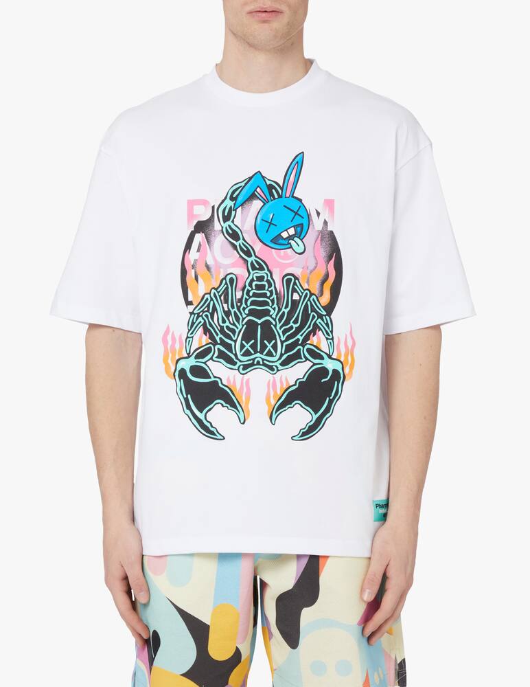 rinascente Pharmacy Industry Jersey print & embroidery front back t-shirt - white