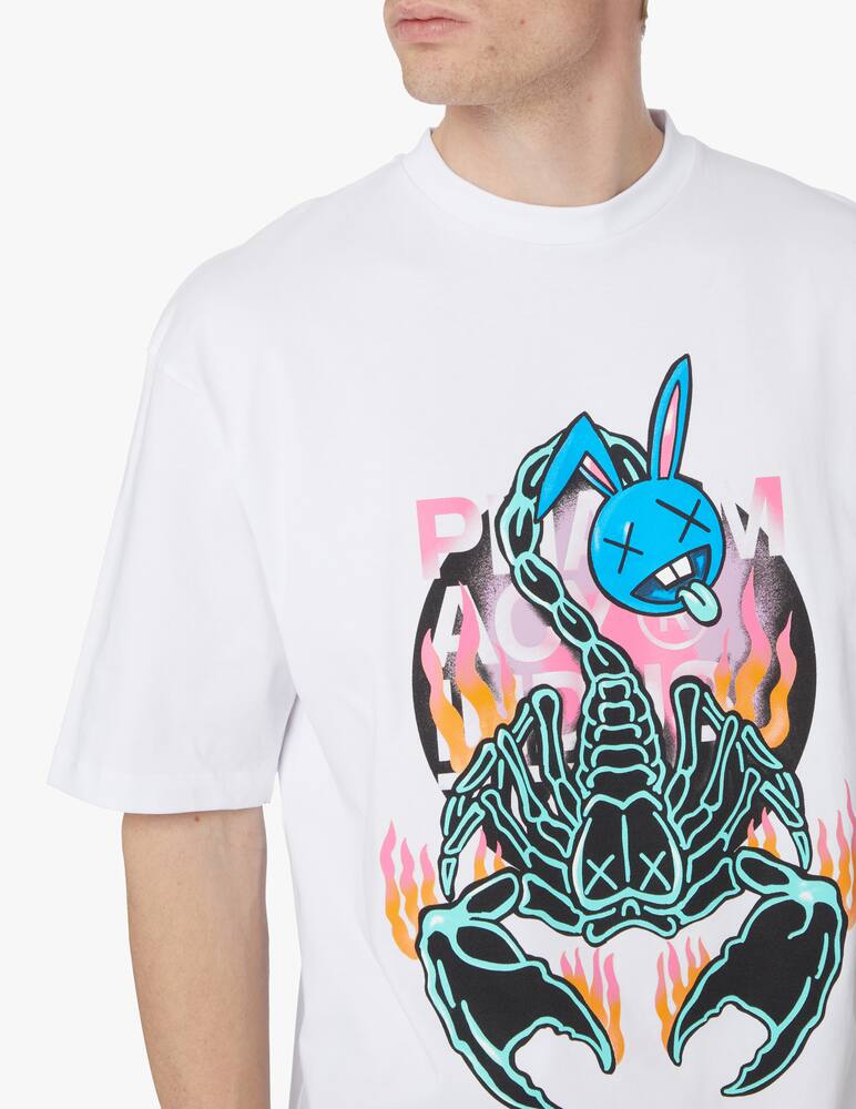 rinascente Pharmacy Industry Jersey print & embroidery front back t-shirt - white