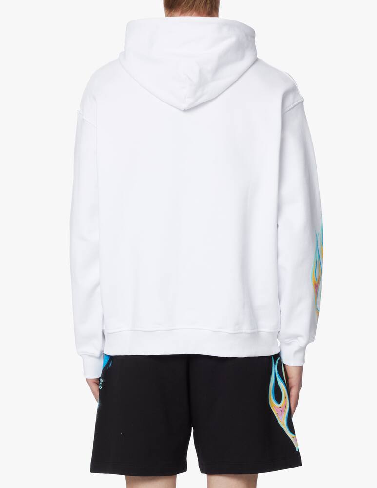 rinascente Pharmacy Industry Print & embroidery hoodie - white