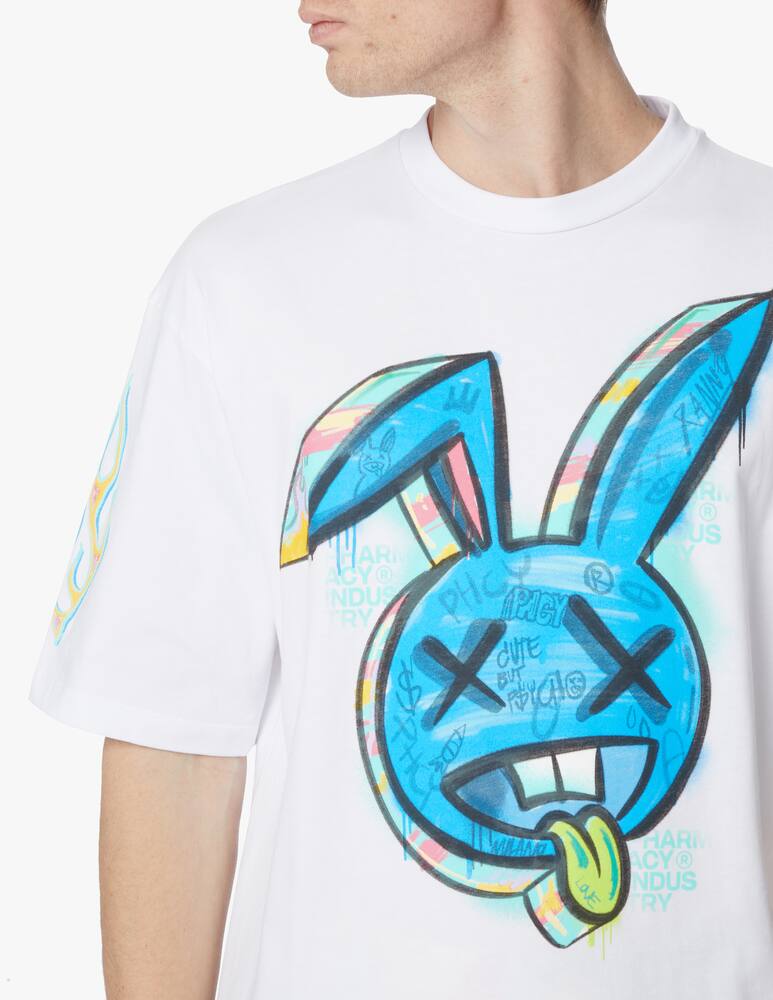 rinascente Pharmacy Industry Maglietta in jersey con stampa e ricamo - bianco