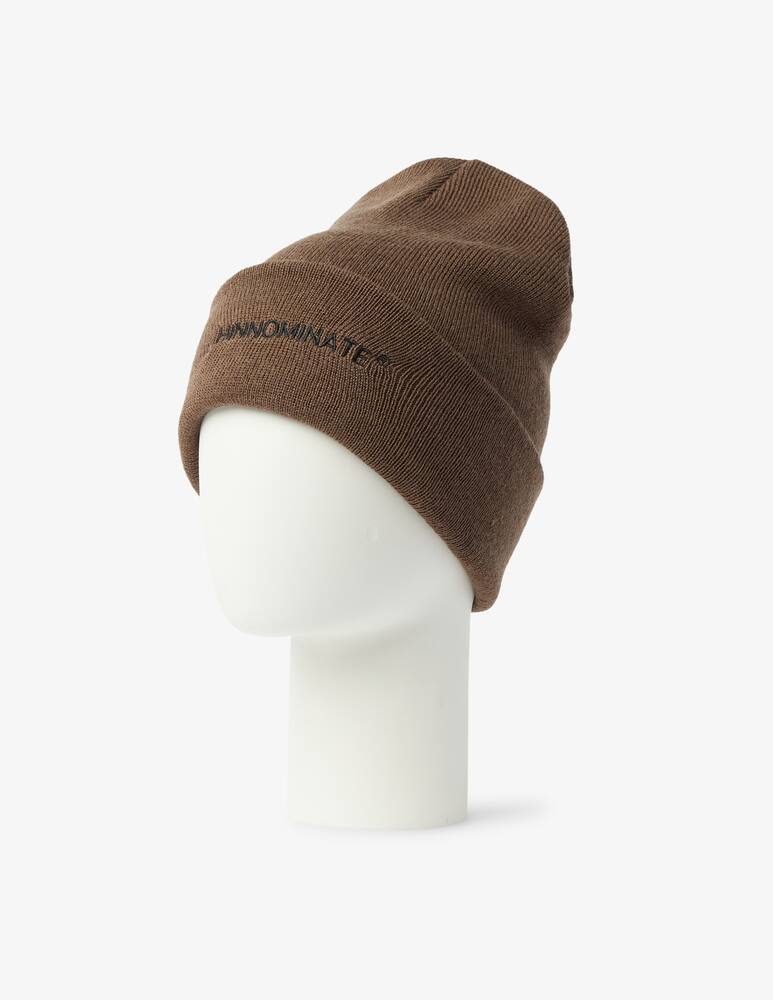 HINNOMINATE Cappello in misto lana con ricamo - Marrone - immagine 1 HINNOMINATE Cappello in misto lana con ricamo - Marrone - immagine 1