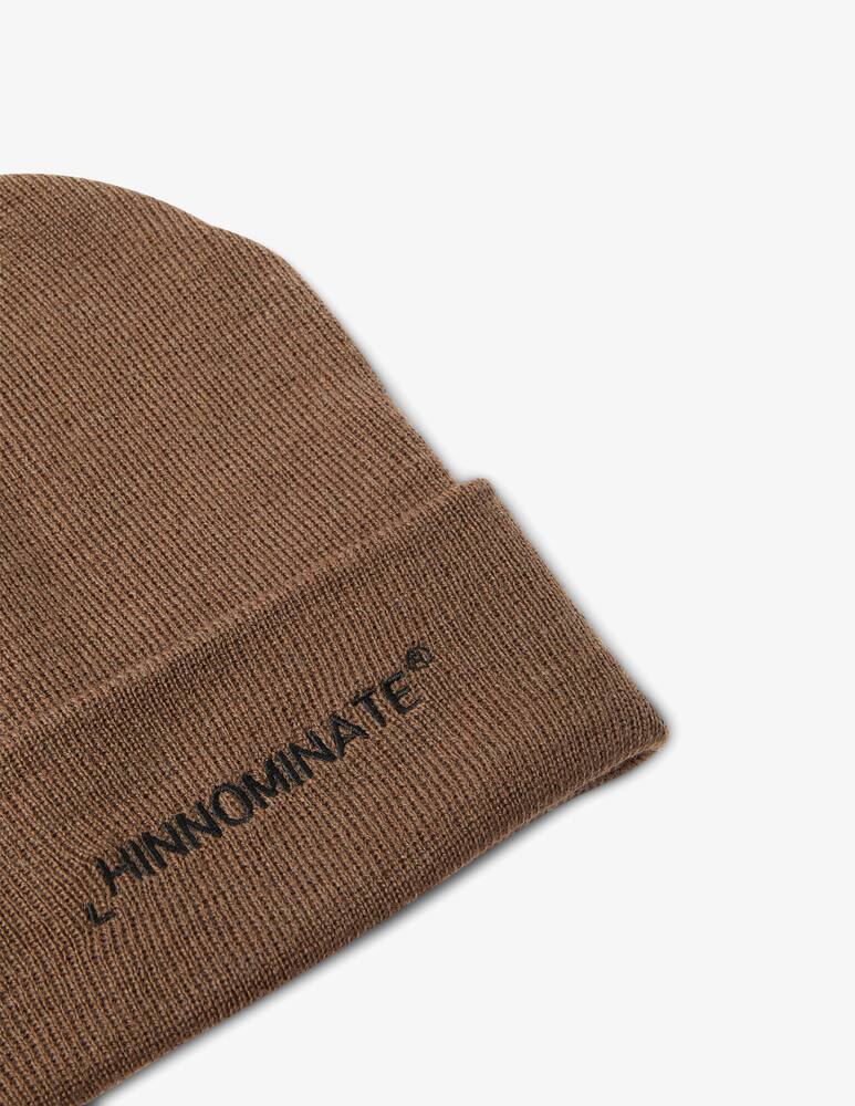 HINNOMINATE Cappello in misto lana con ricamo - Marrone - immagine 4 HINNOMINATE Cappello in misto lana con ricamo - Marrone - immagine 4