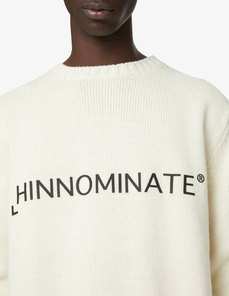 rinascente HINNOMINATE Maglia girocollo in misto lana - Bianco