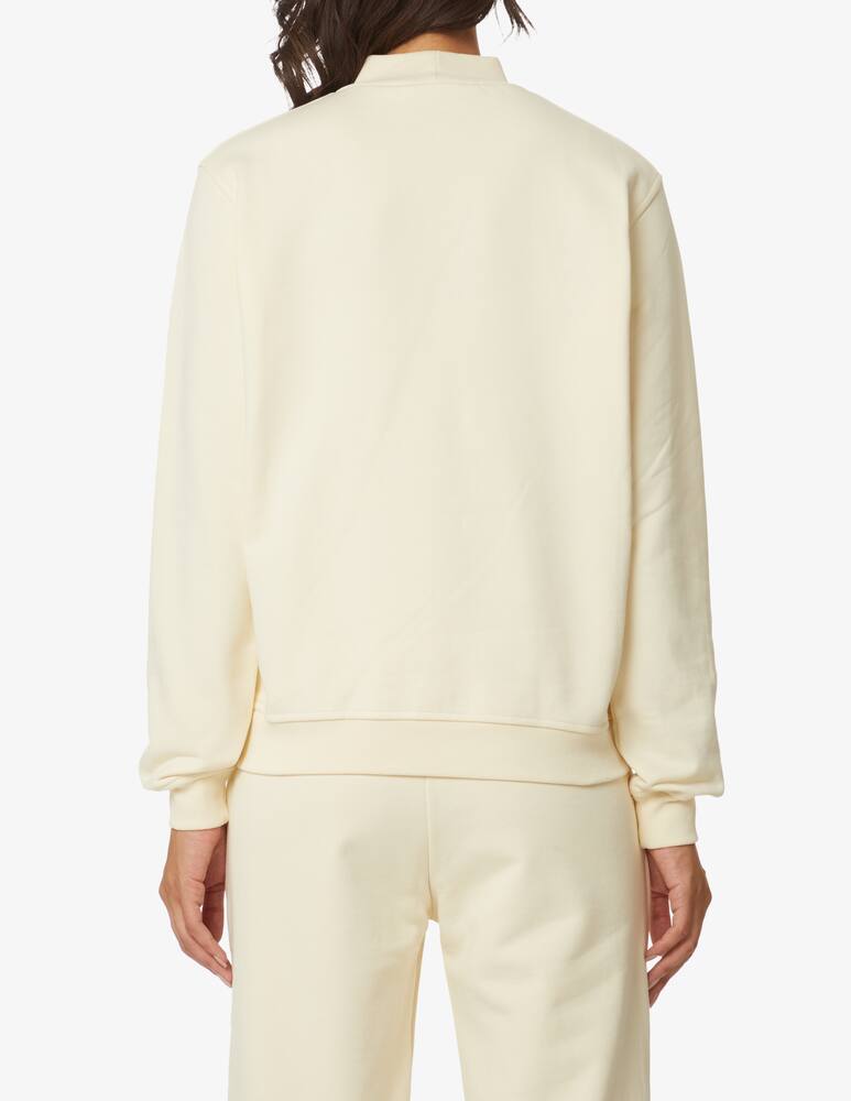 rinascente HINNOMINATE Felpa lupetto manica lunga in cotone - Bianco