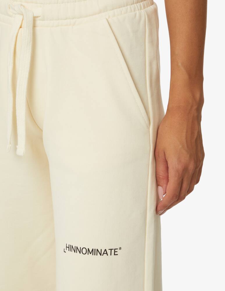 rinascente HINNOMINATE Pantalone sportivo dritto in felpa - Bianco