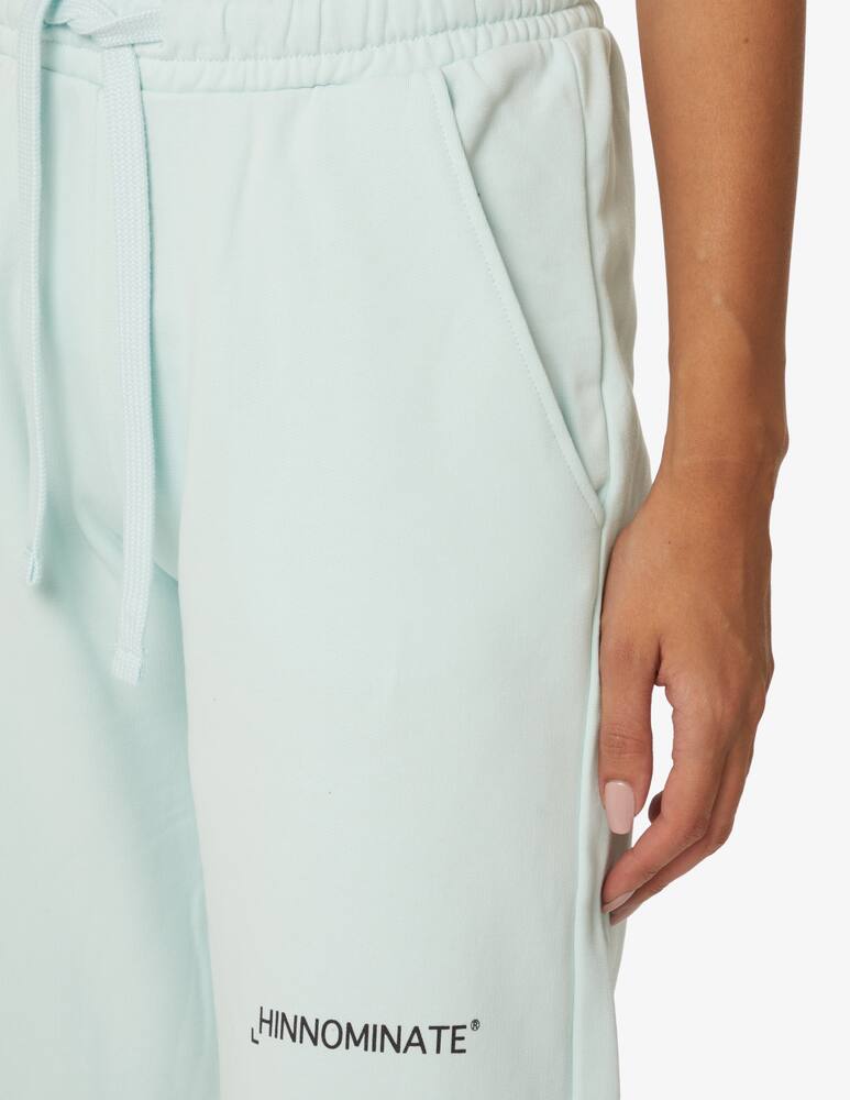 rinascente HINNOMINATE Fleece sports straight trousers - Light blue