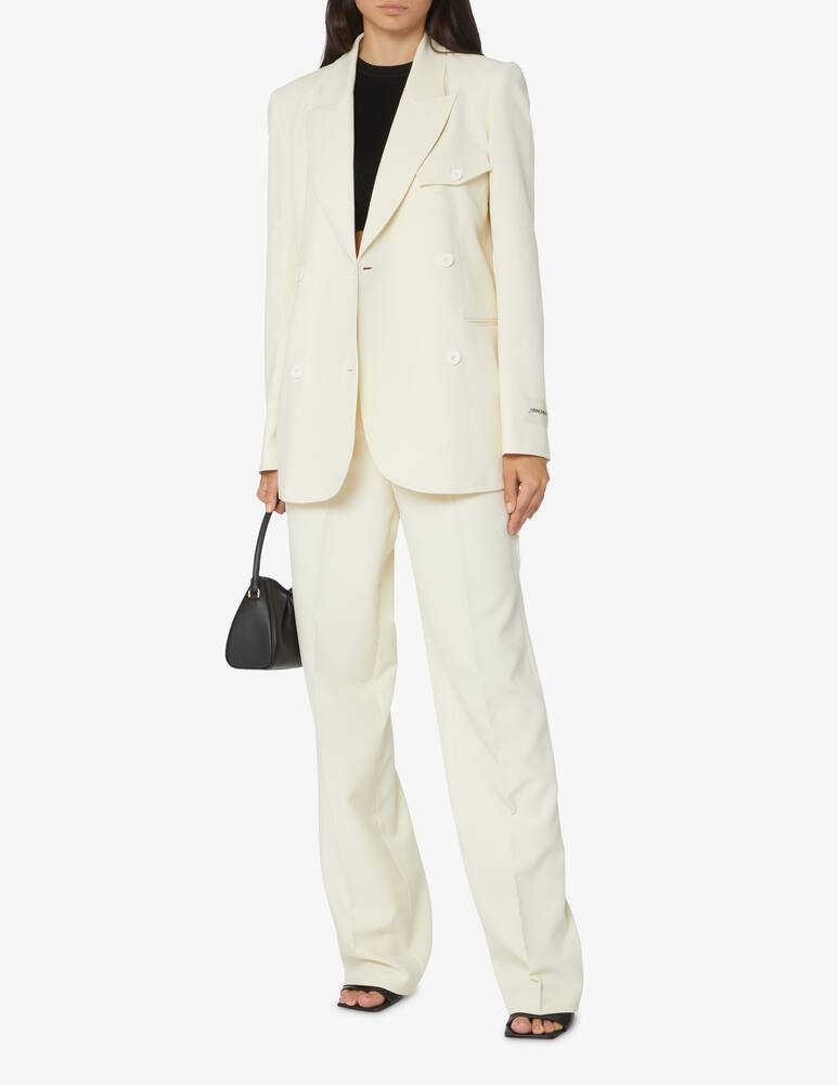 rinascente HINNOMINATE Giacca doppio petto in cotone - Bianco