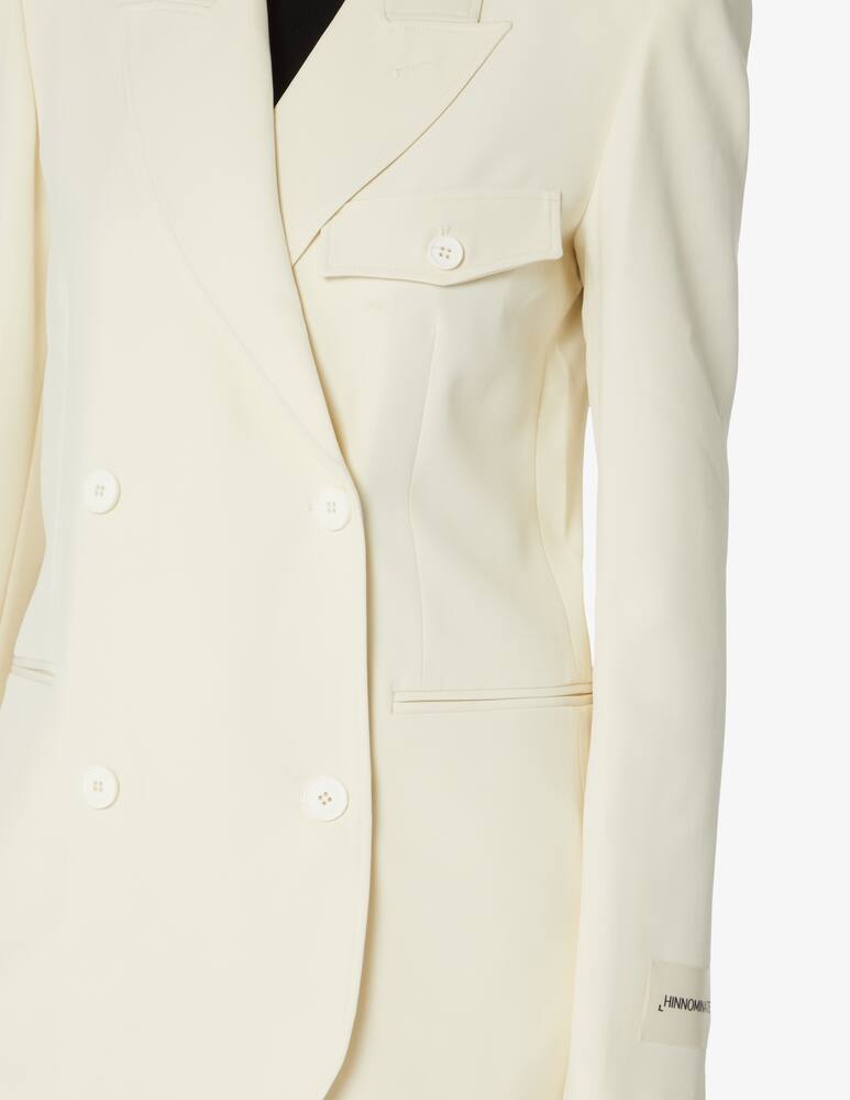 rinascente HINNOMINATE Giacca doppio petto in cotone - Bianco