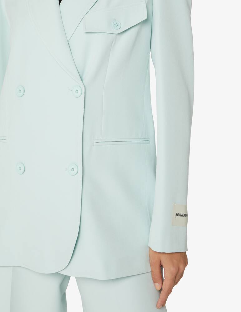 rinascente HINNOMINATE Giacca doppio petto in cotone - Azzurro