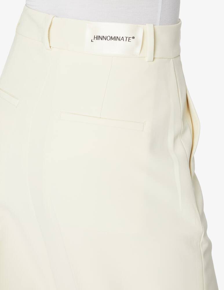 rinascente HINNOMINATE Cotton palazzo trousers - White