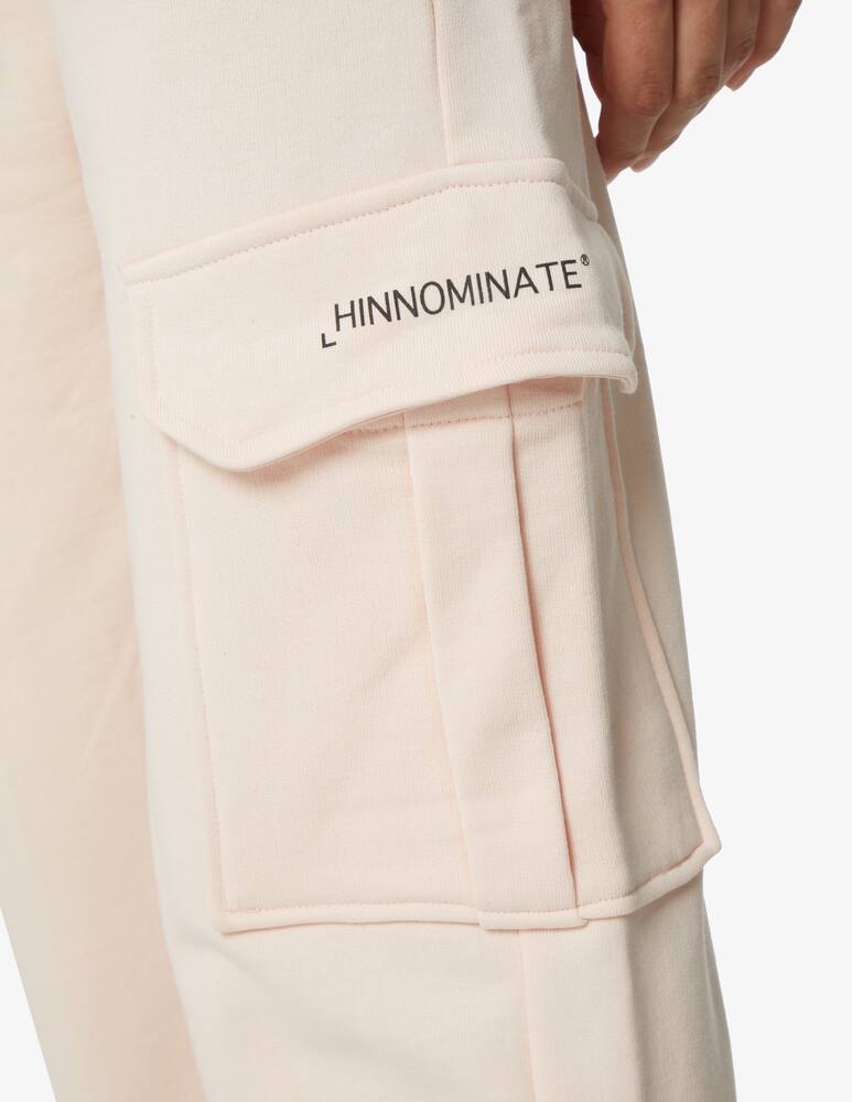 rinascente HINNOMINATE Palazzo fleece trousers with side pockets - Beige