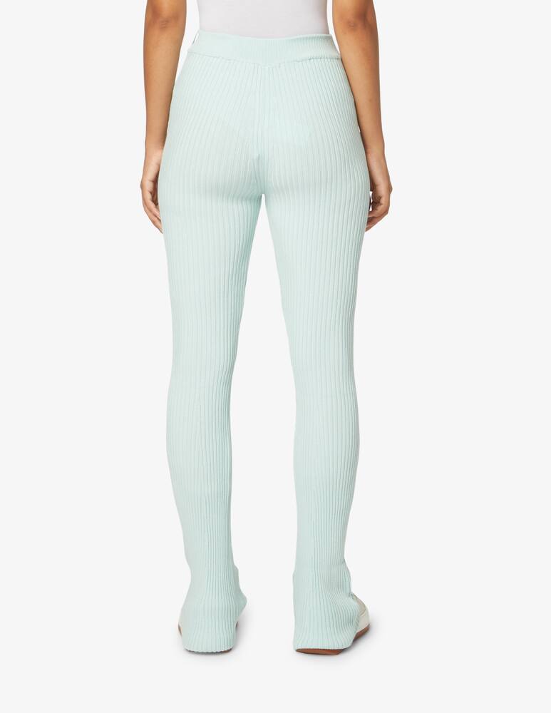 rinascente HINNOMINATE Pantalone in costina maglieria a zampa - Azzurro